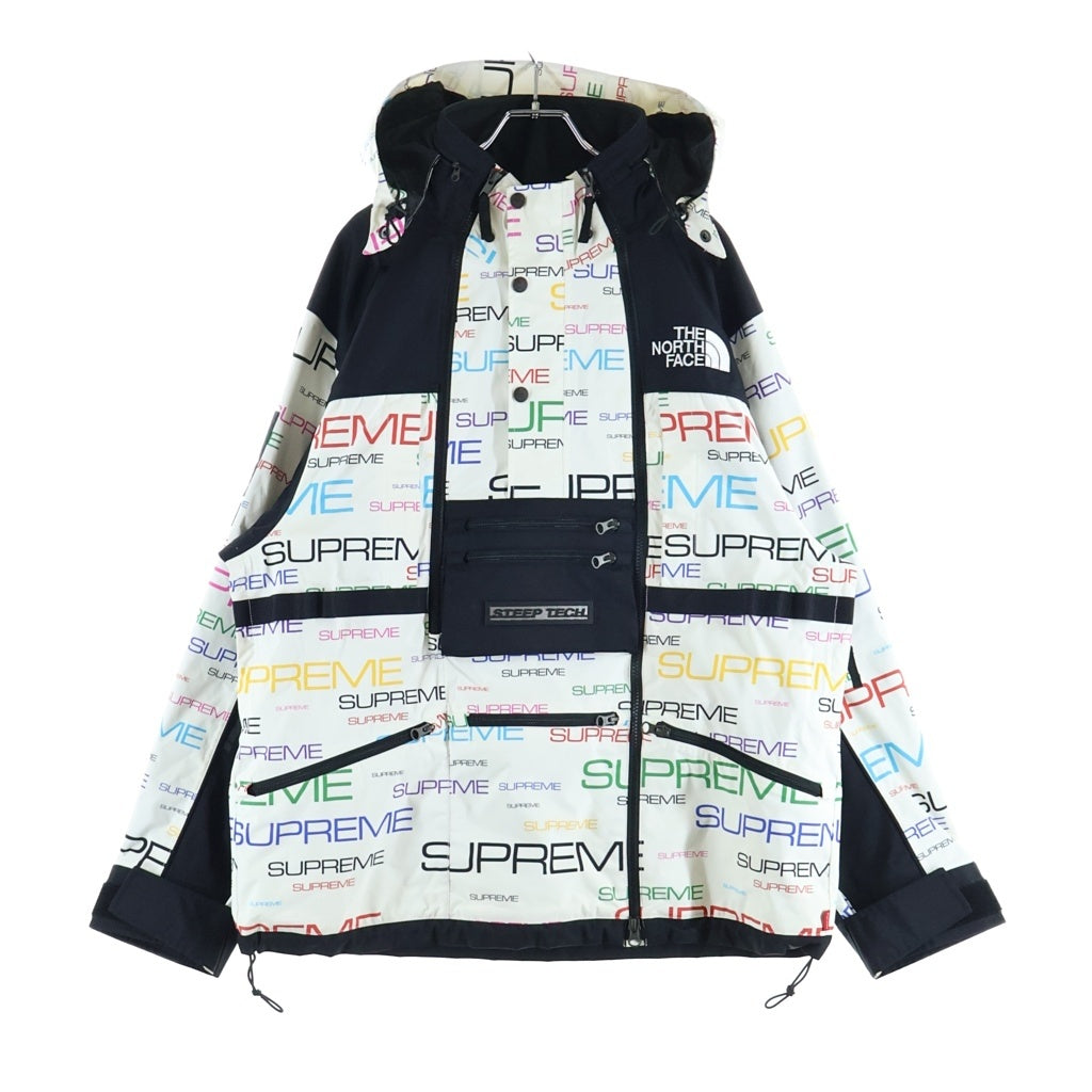 SUPREME(シュプリーム) 21AW ×THE NORTH FACE Steep Tech Apogee Jacket ノースフェイス スティープ テック アポジージャケット ホワイト/ブラック NP521021
