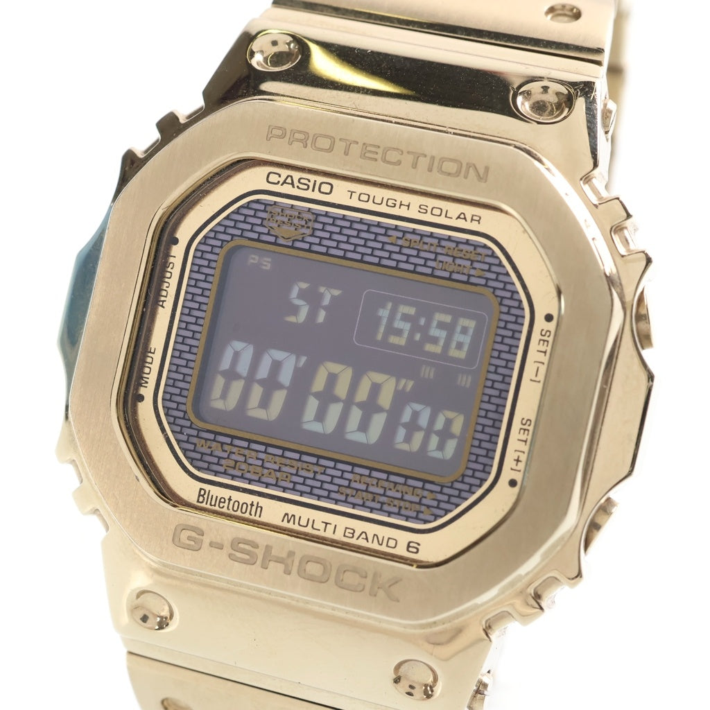 CASIO G-SHOCK(カシオ ジーショック) 黒文字盤 腕時計 ウォッチ ゴールド GMW-B5000GD-9JF