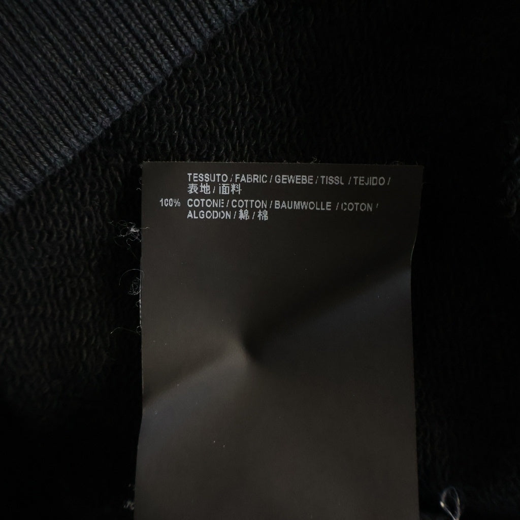 BALENCIAGA(バレンシアガ) CAMPAIGN LOGO HOODIE フロントロゴ キャンペーンロゴプリント プルオーバースウェットパーカー ブラック 508205 TBV14