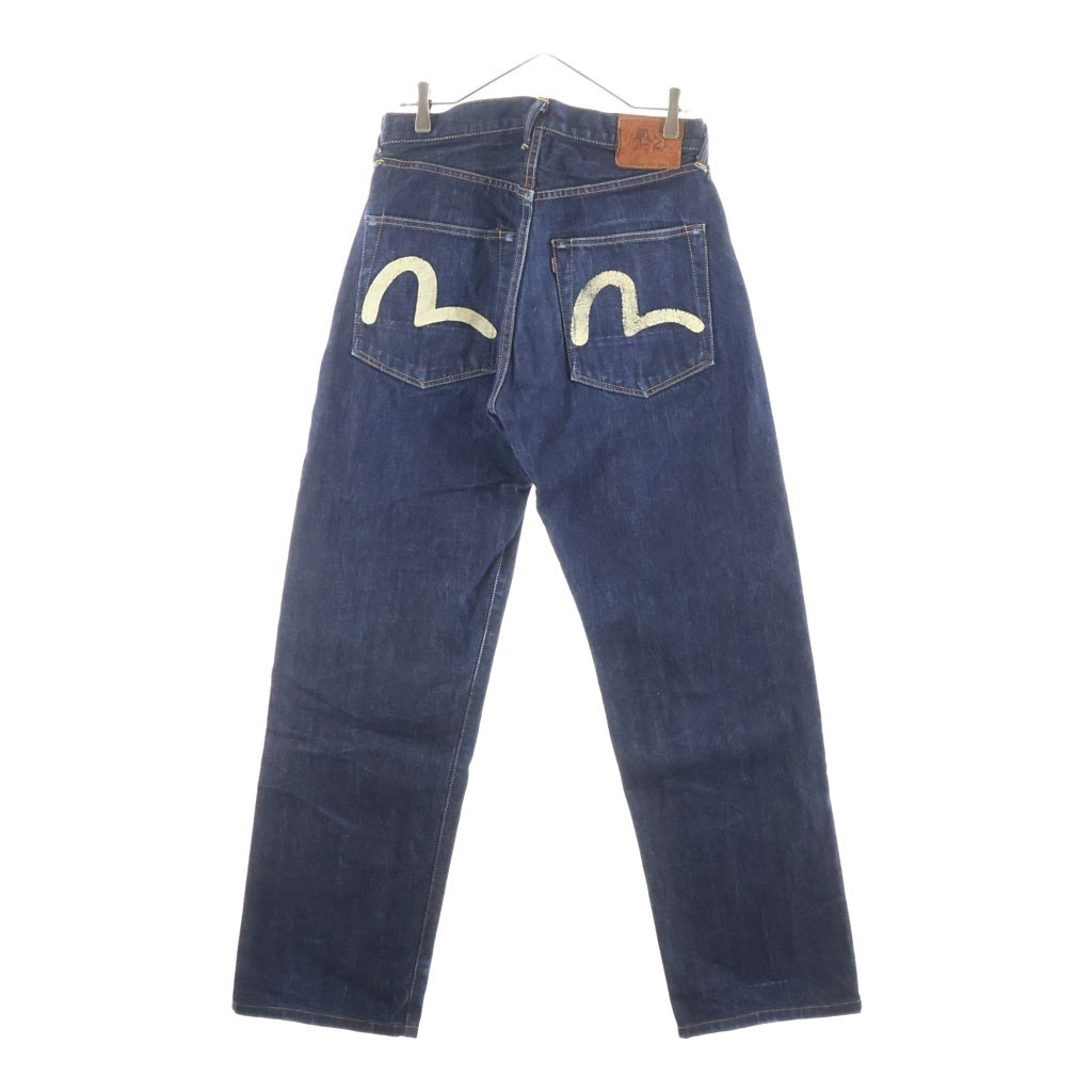 EVISU(エビス) Denim Pants ボタンフライ ストレートデニムパンツ インディゴ 2001