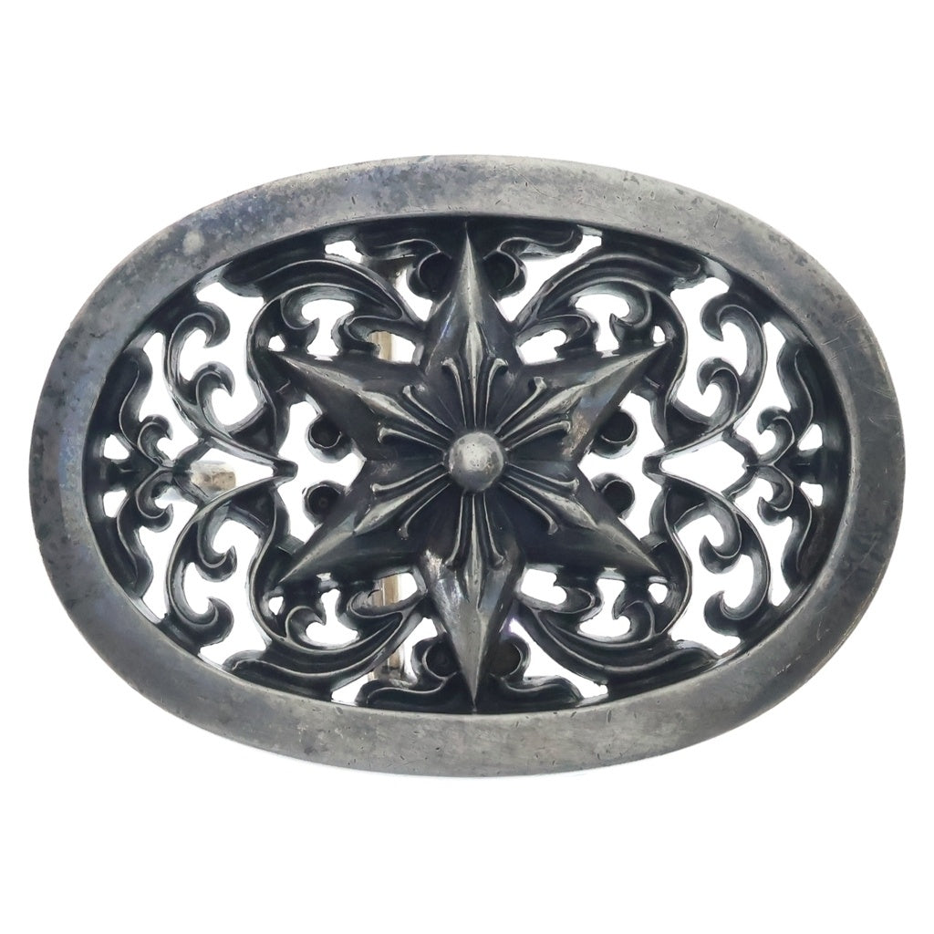 CHROME HEARTS(クロムハーツ) OVAL STAR STRAP1.5クラシックオーバルスターバックル シルバー BCA360