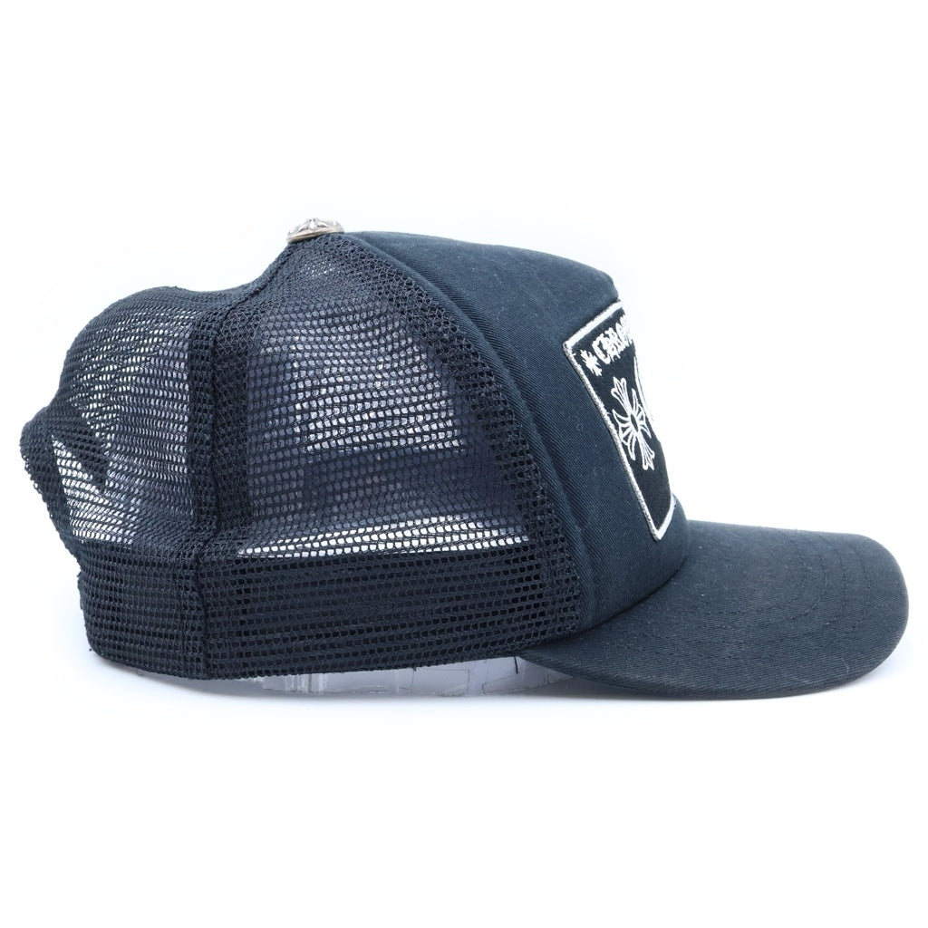 CHROME HEARTS(クロムハーツ) TRUCKER CAP LONDON CHパッチ メッシュ トラッカーキャップ 帽子 ブラック