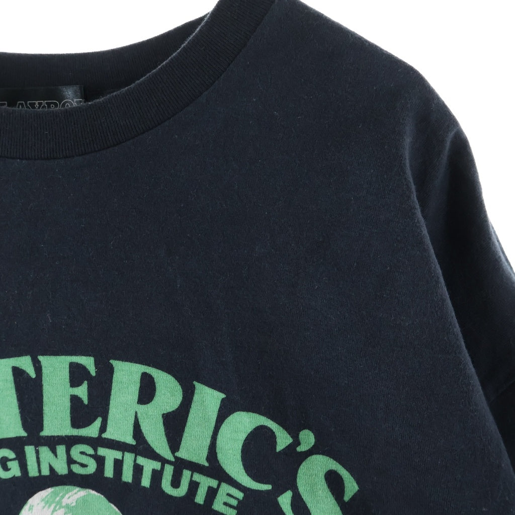 HYSTERIC GLAMOUR(ヒステリックグラマー) ×PLAY BOY プレイボーイ グラフィックプリント クルーネック 半袖Tシャツ カットソー ブラック 02231CT33