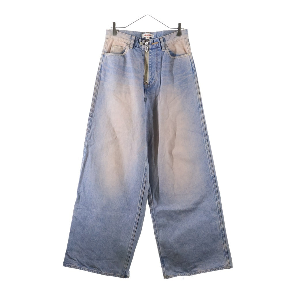 MASU(エムエーエスユー) 24SS MASUBOYS BAGGY JEANS エムエーエスユーボーイズ バギー デニムパンツ ブルー/ピンク MBSS-PT0424