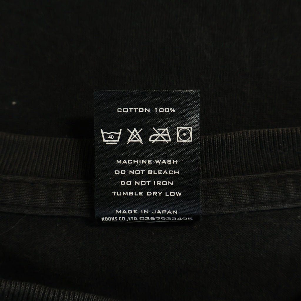 NUMBER (N)INE(ナンバーナイン) 03SS-AW カート期 Archive アーカイブ フロントロゴプリント クルーネック半袖Tシャツ カットソー ブラック