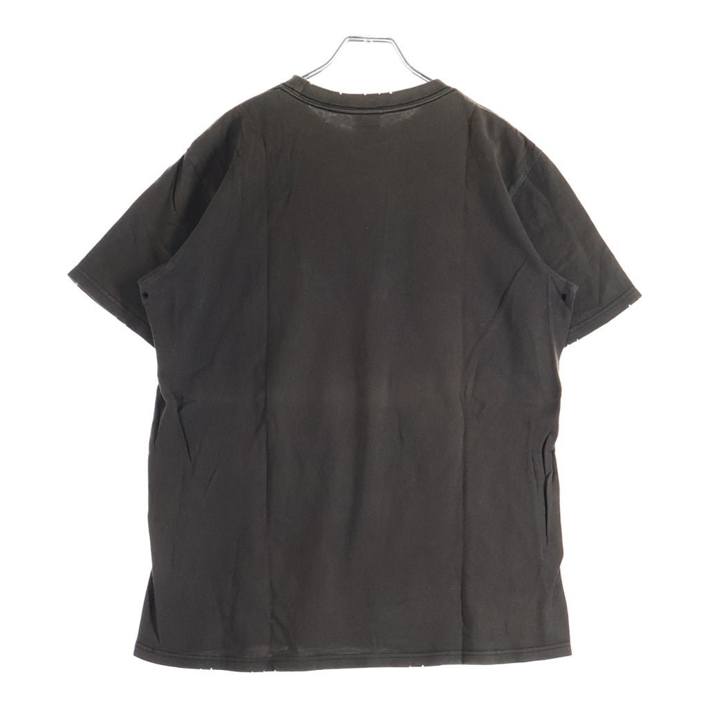 NUMBER (N)INE(ナンバーナイン) 04SS ドリーム期 BABY DREAM フロントプリント クルーネック半袖Tシャツ カットソー チャコール