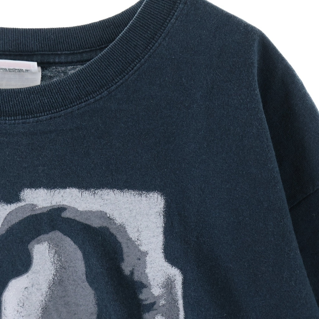 NUMBER (N)INE(ナンバーナイン) 00S 宮下期 名古屋限定 ANVILボディ 両面プリント クルーネック半袖Tシャツ カットソー ブラック