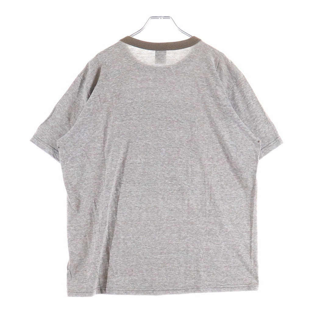 NUMBER (N)INE(ナンバーナイン) 03SS-AW カート期 ミラープリント クルーネック半袖Tシャツ カットソー ブラウン