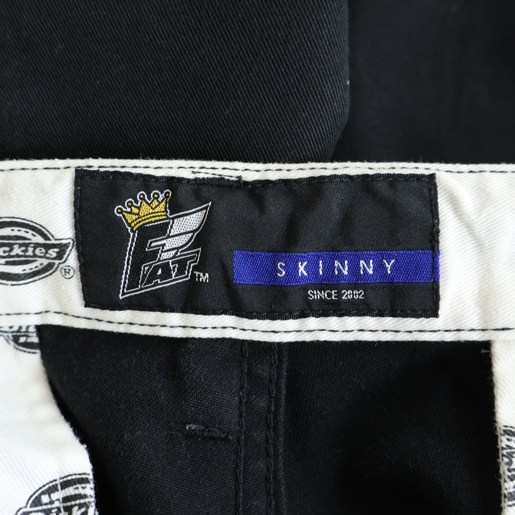 Dickies(ディッキーズ) ×FAT TUFFIES ファット タフィーズ テーパードチノパンツ ブラック F32010-PN01-AB