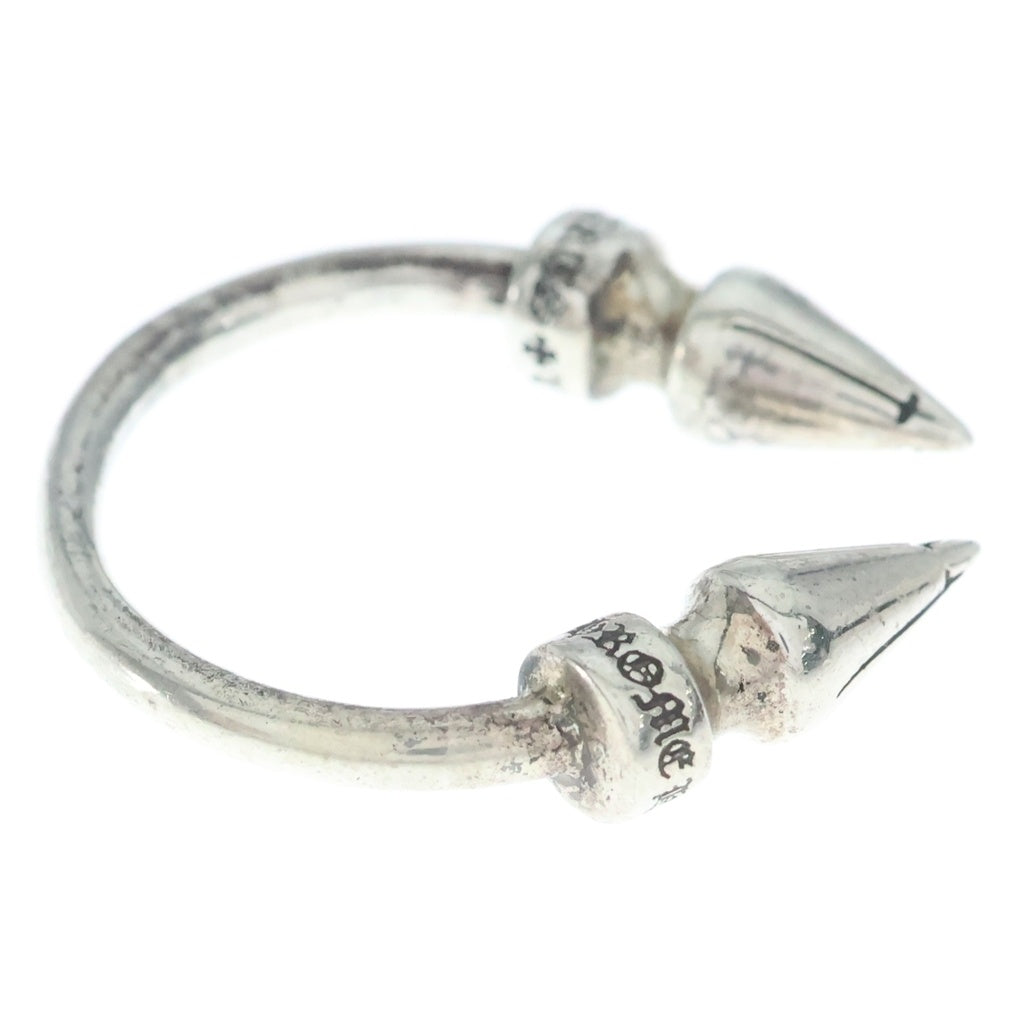CHROME HEARTS(クロムハーツ) DBL SPIKE RING ダブル スパイク リング シルバー
