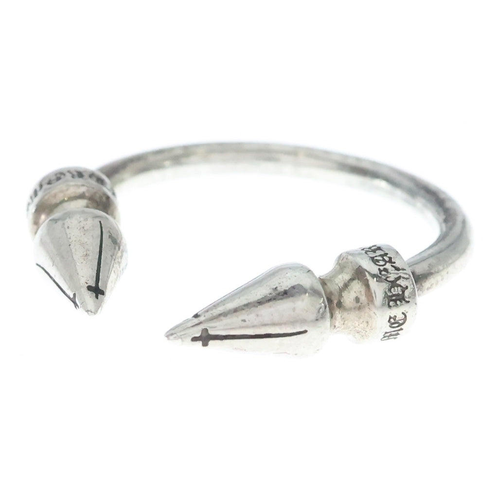 CHROME HEARTS(クロムハーツ) DBL SPIKE RING ダブル スパイク リング シルバー