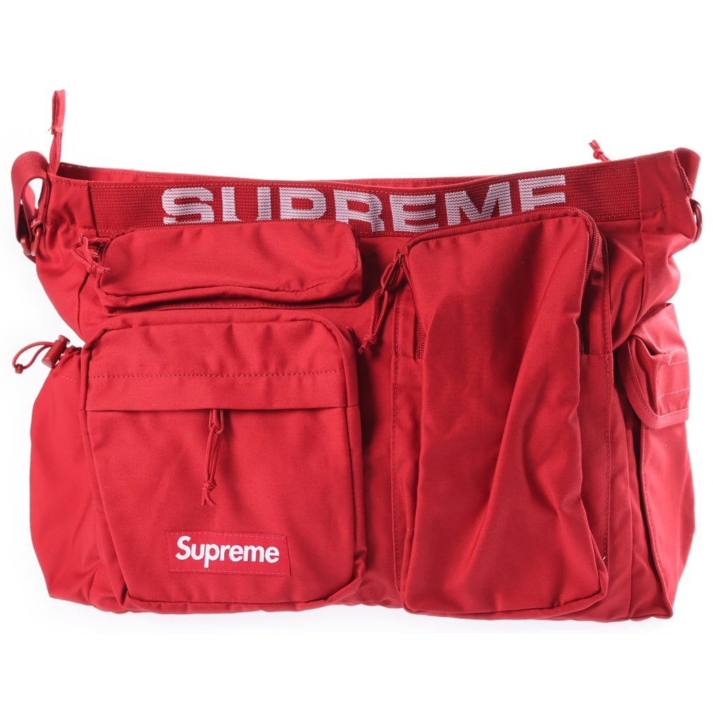 SUPREME(シュプリーム) 23SS Field Messenger Bag マルチポケット フィールド メッセンジャーバッグ レッド レディース