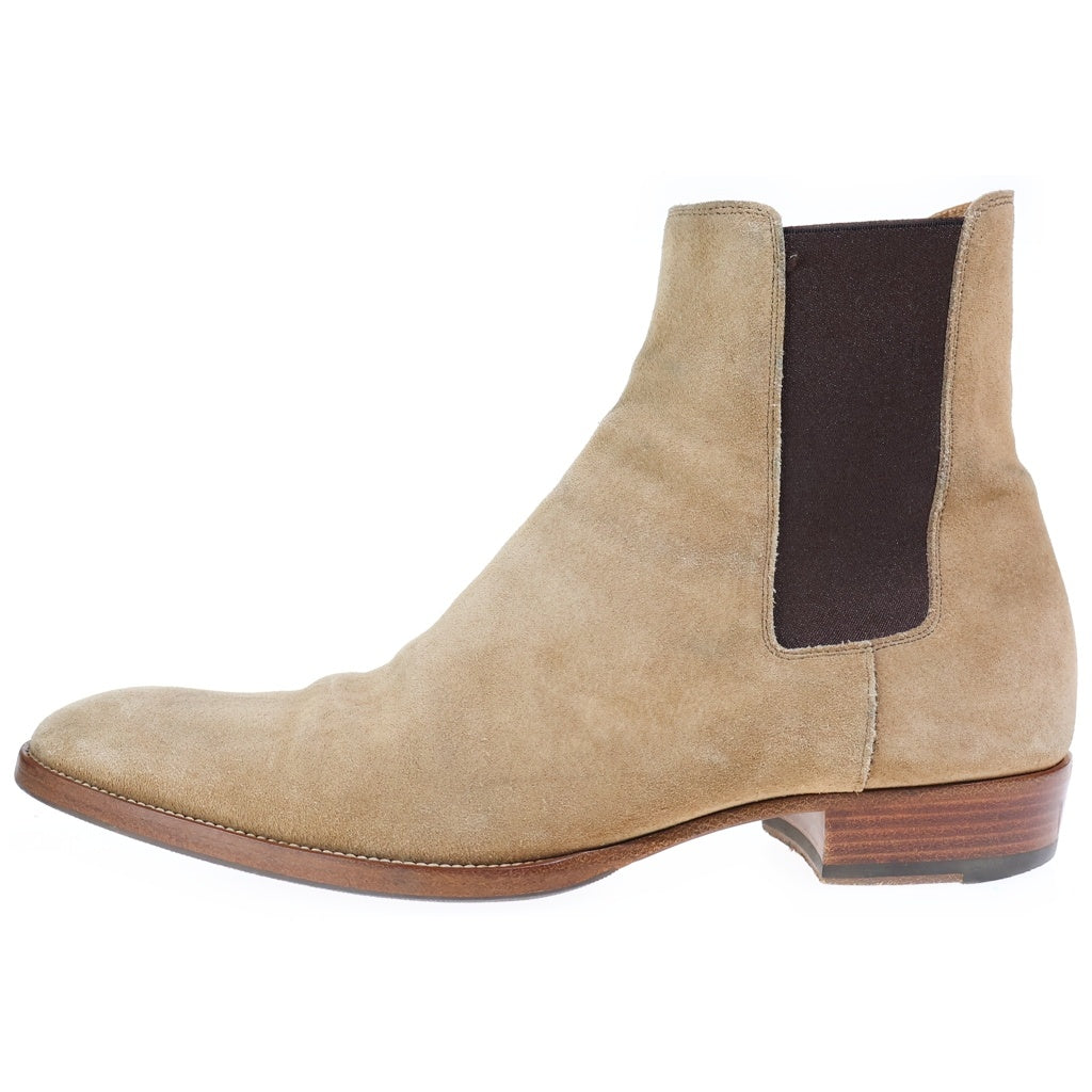 SAINT LAURENT PARIS(サンローランパリ) Chelsea Boots クラシック エディ30 チェルシーブーツ ハイカット サイドゴアブーツ シューズ ブラウン 443208