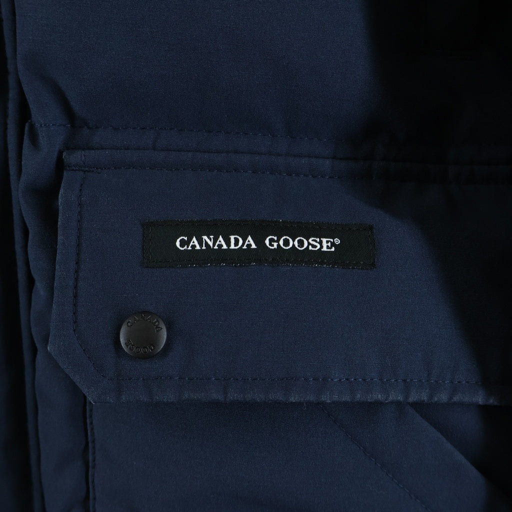 CANADA GOOSE(カナダグース) EMORY PARKA エモリーパーカー ジップップ ナイロンダウンジャケット ネイビー 2580M