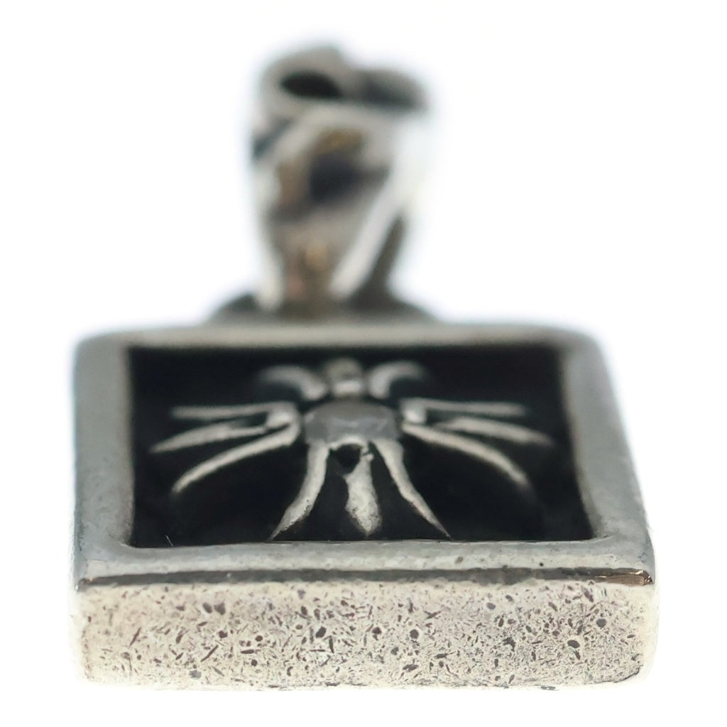 CHROME HEARTS(クロムハーツ) FRAMED CH PLUS 1DIA フレームドCHプラス 1ダイヤ チャーム ペンダントトップ シルバー レディース