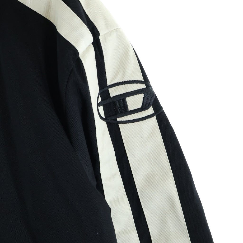 DIESEL(ディーゼル) J-BECK ジェイベック サイドライン ジップアップ レーシングジャケット ブラック A10486