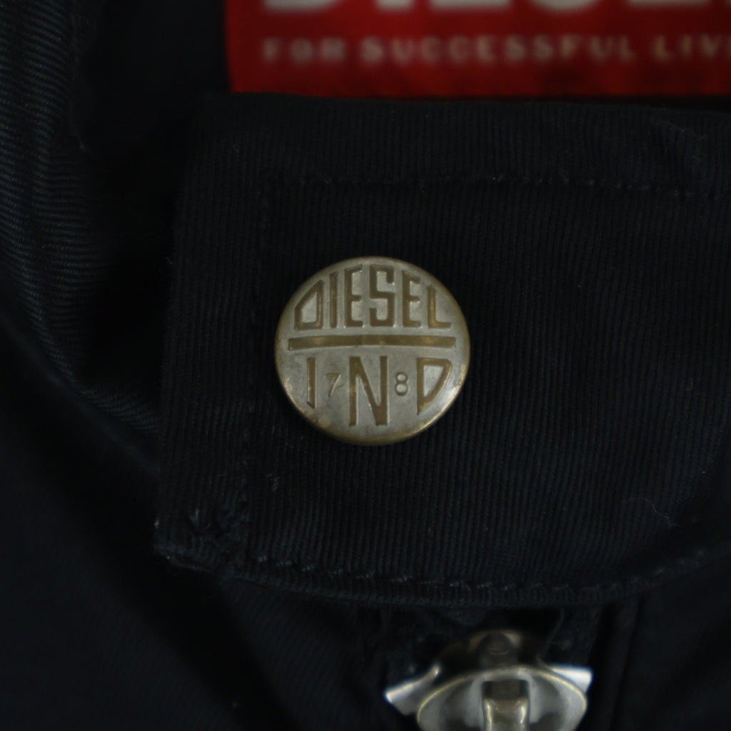 DIESEL(ディーゼル) J-BECK ジェイベック サイドライン ジップアップ レーシングジャケット ブラック A10486
