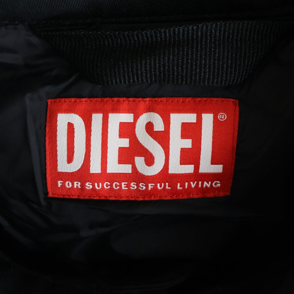 DIESEL(ディーゼル) J-BECK ジェイベック サイドライン ジップアップ レーシングジャケット ブラック A10486