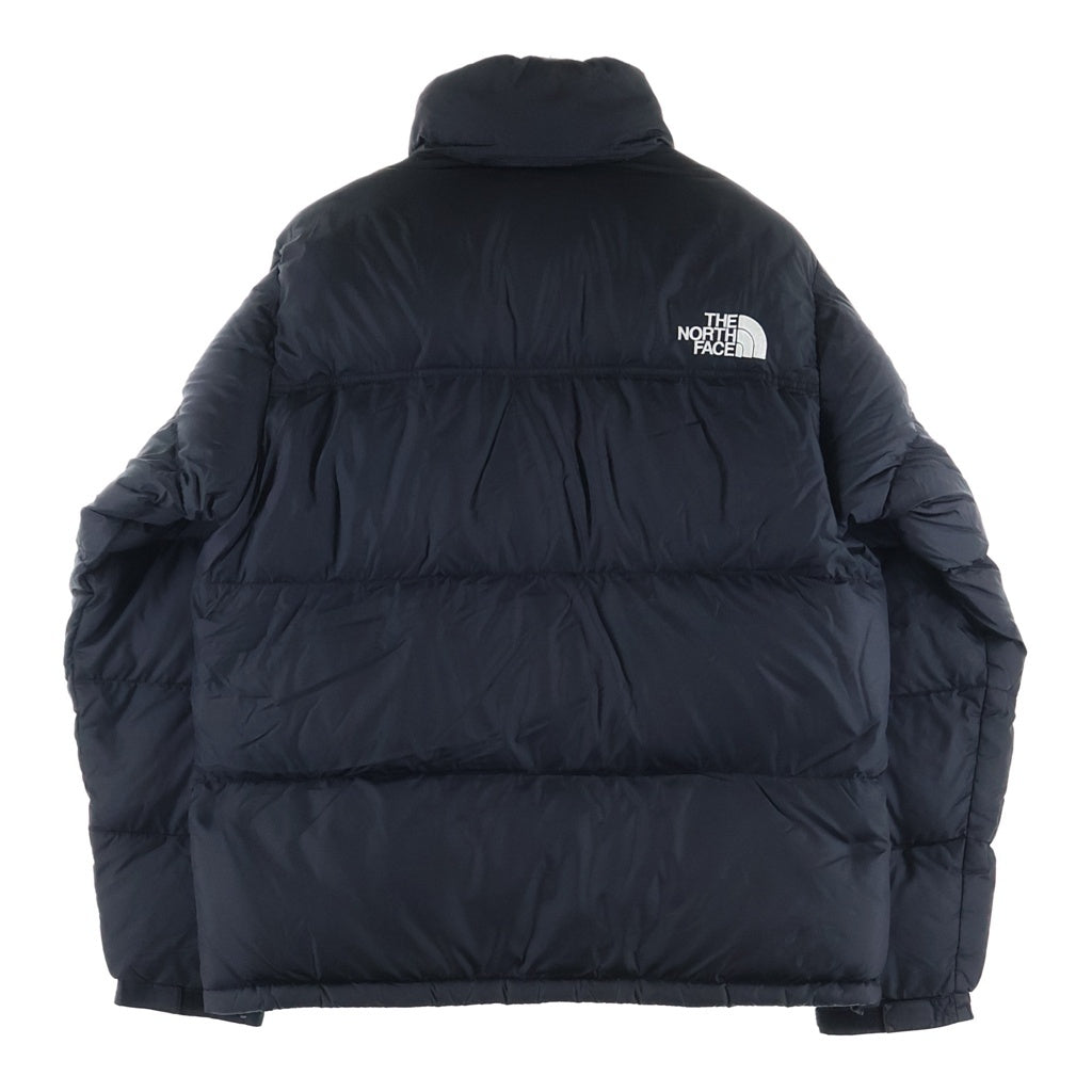 THE NORTH FACE(ザノースフェイス) NUPTSE JACKET ヌプシ ロゴエンブロイダリー ジップアップ ダウンジャケット ブラック ND92335