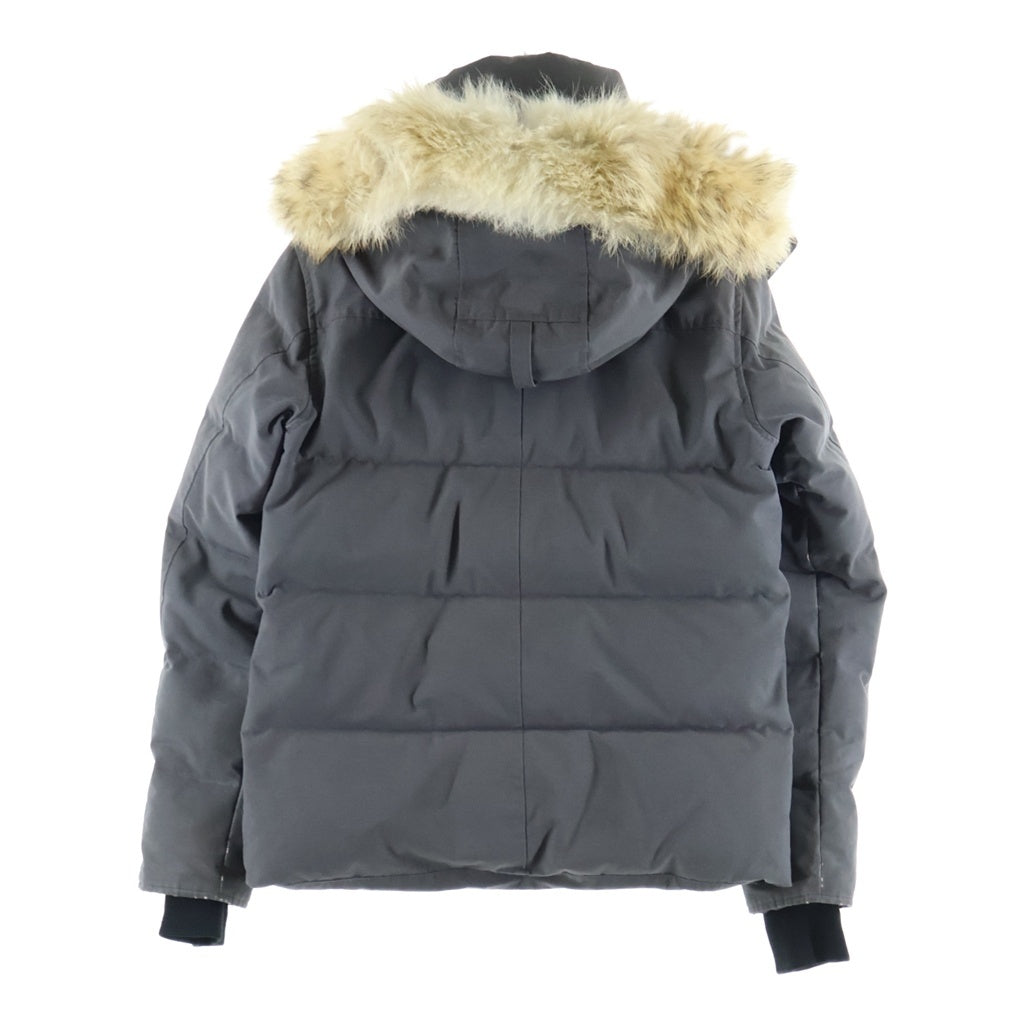 CANADA GOOSE(カナダグース) WYNDHAM PARKA ウィンダムパーカ ファー付き フーディー ダウンジャケット グレー 3808MA
