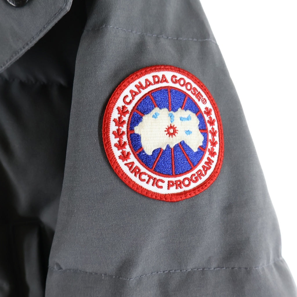 CANADA GOOSE(カナダグース) WYNDHAM PARKA ウィンダムパーカ ファー付き フーディー ダウンジャケット グレー 3808MA