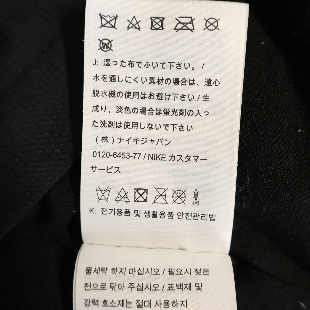 JORDAN BRAND(ジョーダンブランド) COACH JACKET BQ4213-010 フロントプリント ナイロン コーチジャケット ブラック/レッド