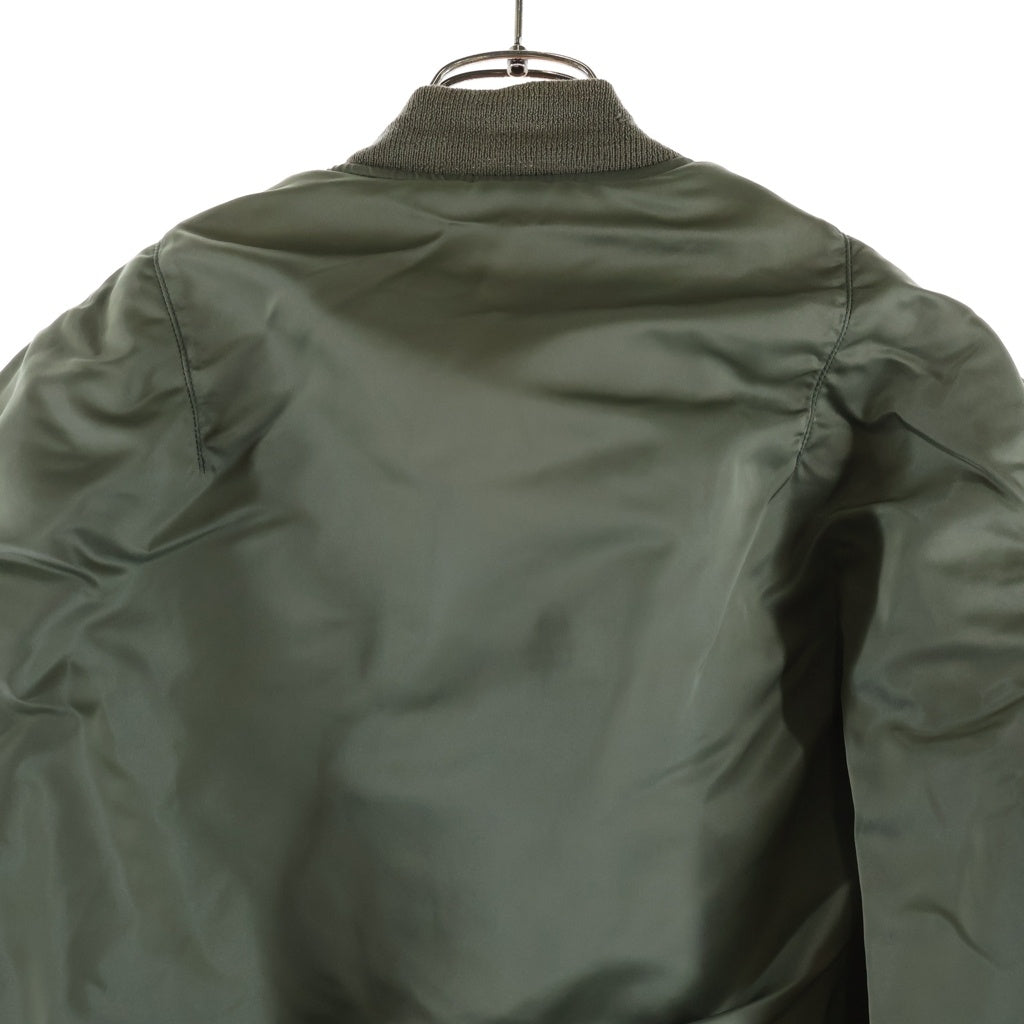 ALPHA INDUSTRIES(アルファ インダストリーズ) MA-1 Flight Jacket ジップアップ ナイロン フライトジャケット カーキ MIL-J-8279D