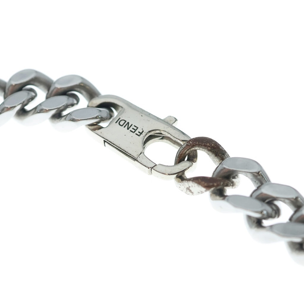 FENDI(フェンディ) Chain Necklace チェーンネックレス シルバー MP4722