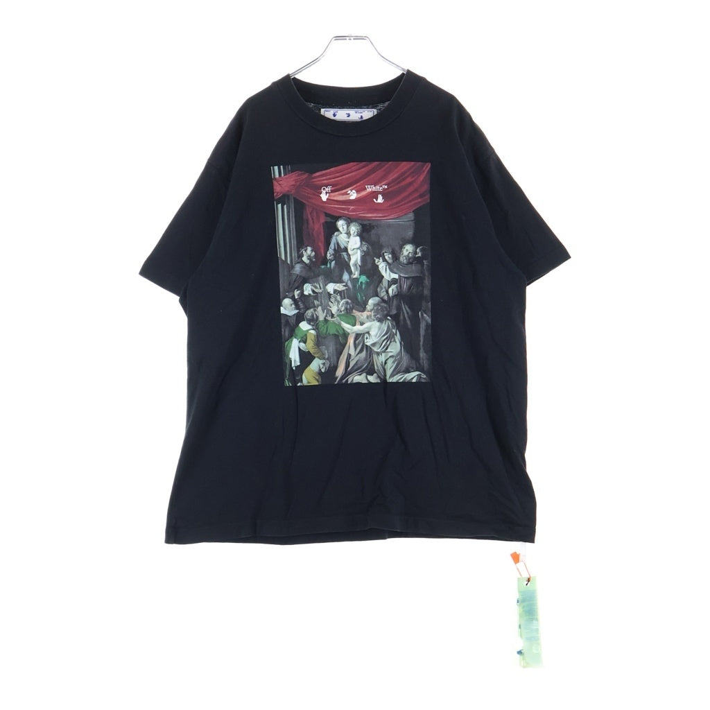 OFF-WHITE(オフホワイト) 20AW Caravaggio T-Shirt 半袖Tシャツ ブラック OMAA038E20JER005