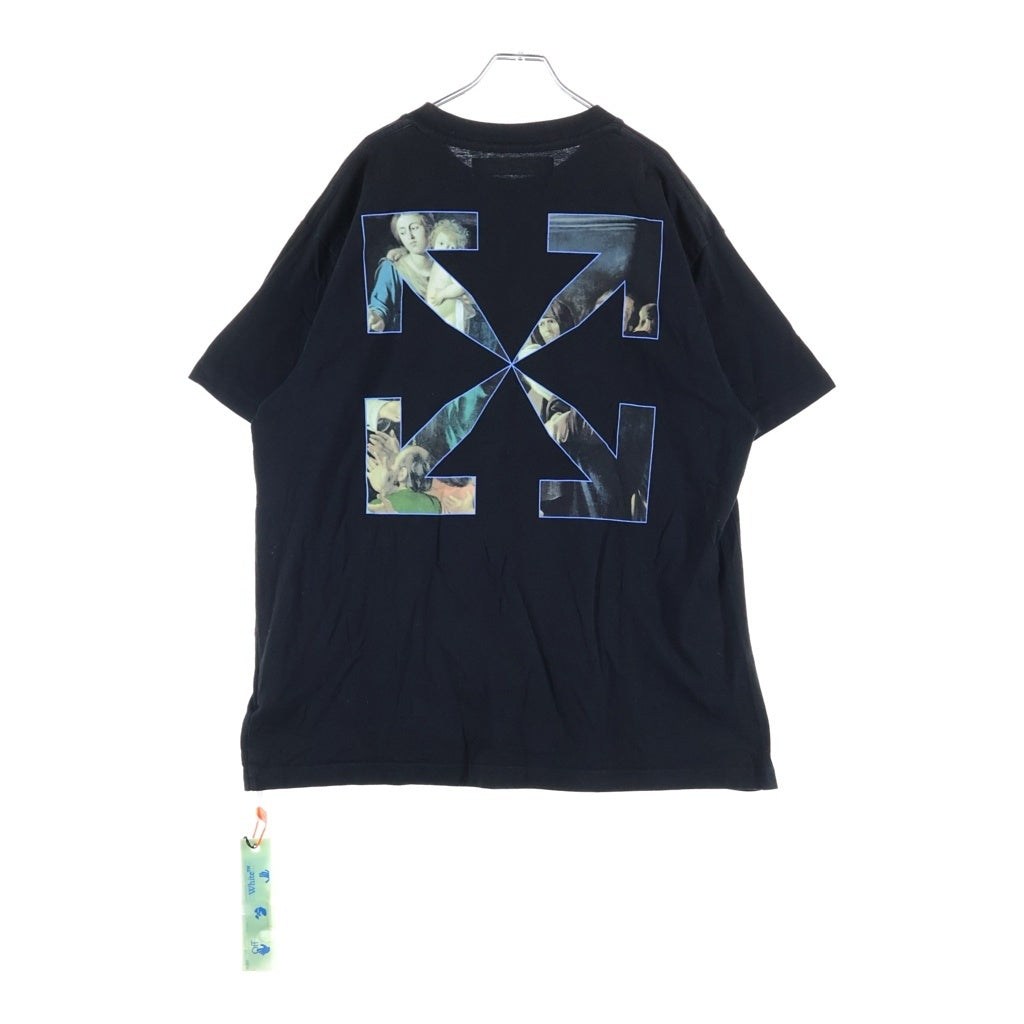 OFF-WHITE(オフホワイト) 20AW Caravaggio T-Shirt 半袖Tシャツ ブラック OMAA038E20JER005