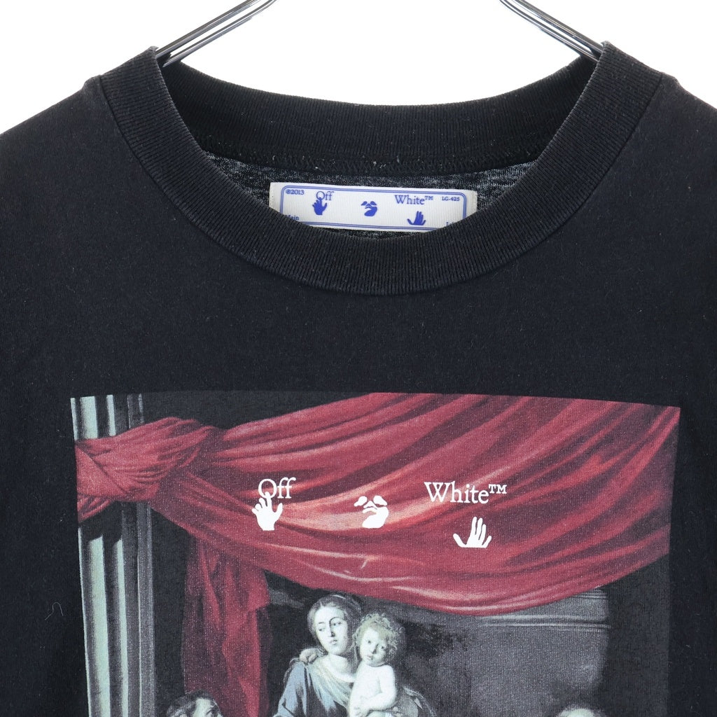 OFF-WHITE(オフホワイト) 20AW Caravaggio T-Shirt 半袖Tシャツ ブラック OMAA038E20JER005