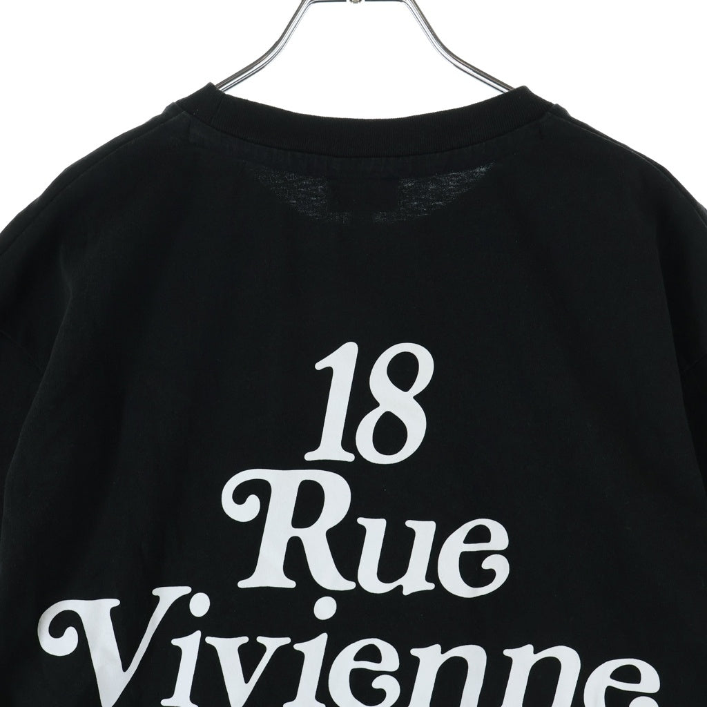 KENZO(ケンゾー) 24SS By VERDY Oversized T-Shirt FE55TS1414SY ベルディ フロントプリント オーバーサイズ 半袖Tシャツ カットソー ブラック