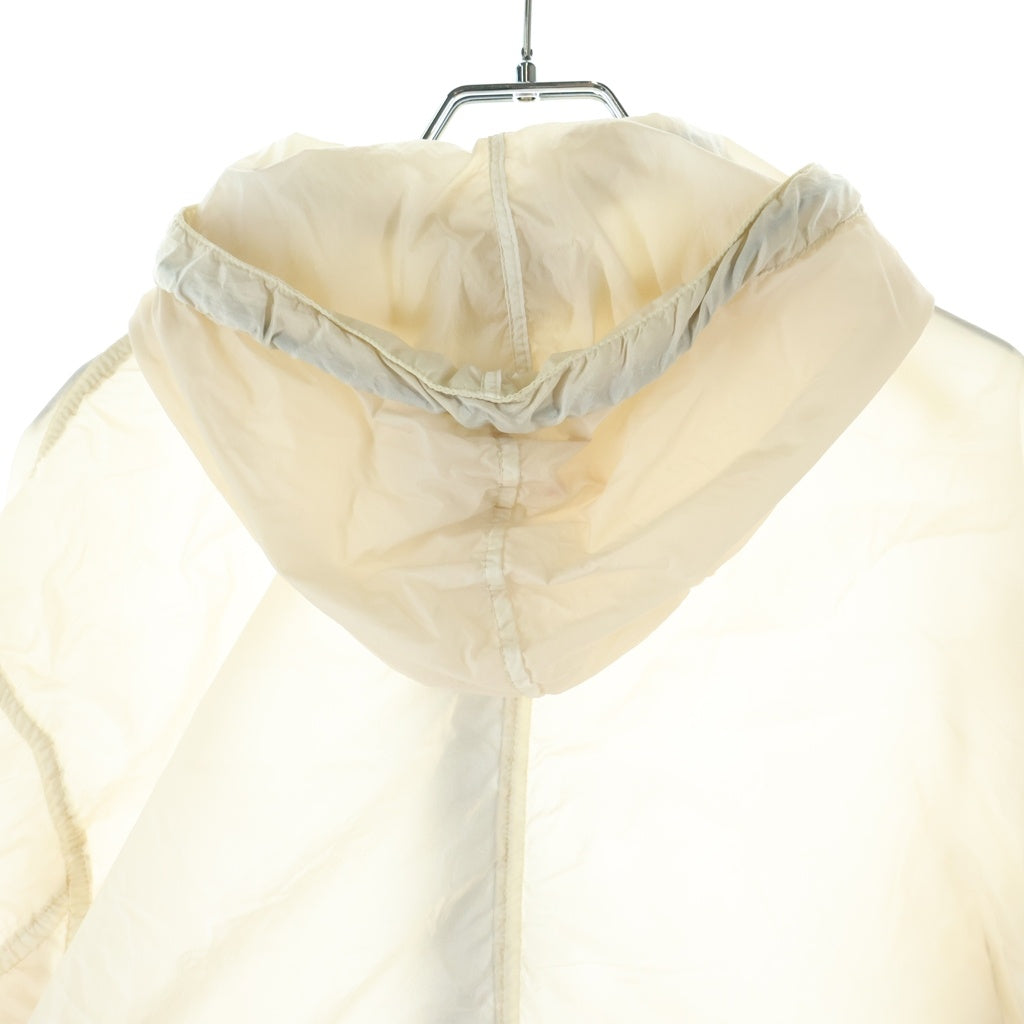 STONE ISLAND(ストーンアイランド) 19SS LAMY VELOUR HOODED JACKET ガーメントダイ フーディー ジップアップパーカー アイボリー 701544731