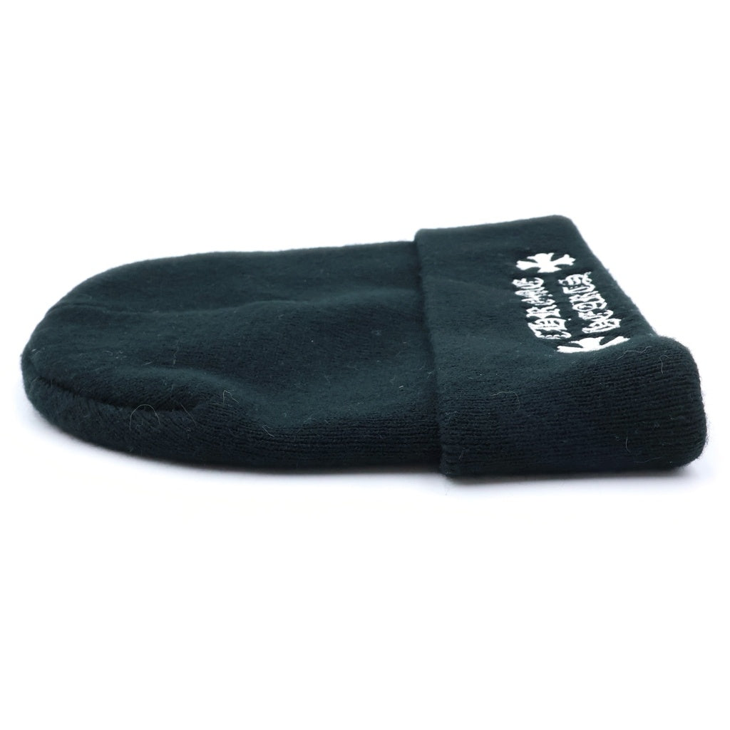 CHROME HEARTS(クロムハーツ) WOOL WATCH CAP CH PLUS クロス刺繍 ビーニー ニット帽 帽子 ブラック