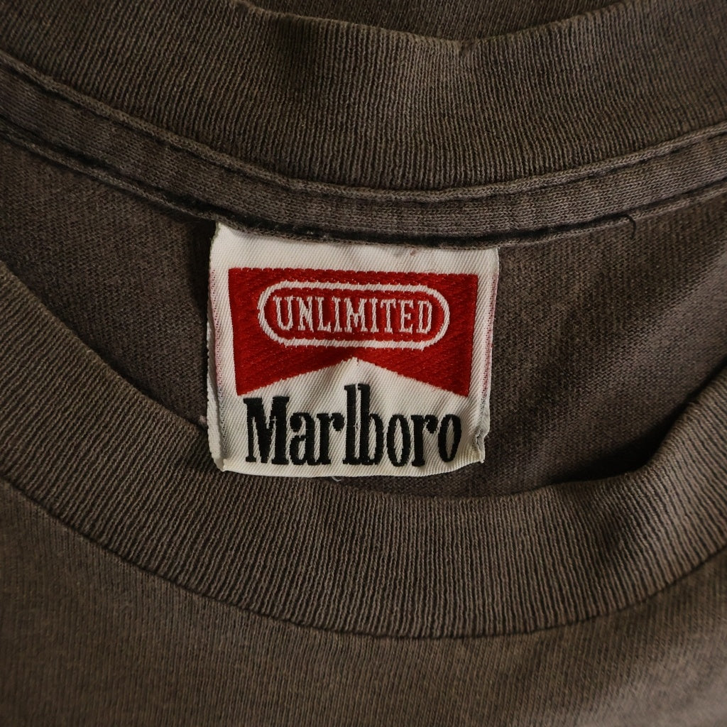 VINTAGE(ヴィンテージ) 90S MARLBORO UNLIMITED LIZARD マルボロ アンリミテッド 半袖ポケットTシャツ カットソー ブラック
