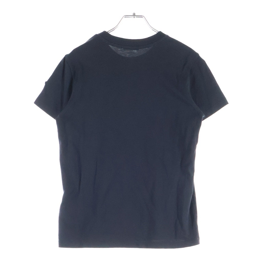 MONCLER(モンクレール) SS T-SHIRT ロゴワッペン付 クルーネック半袖Tシャツ カットソー レディース ブラック H20938C00005 829HP