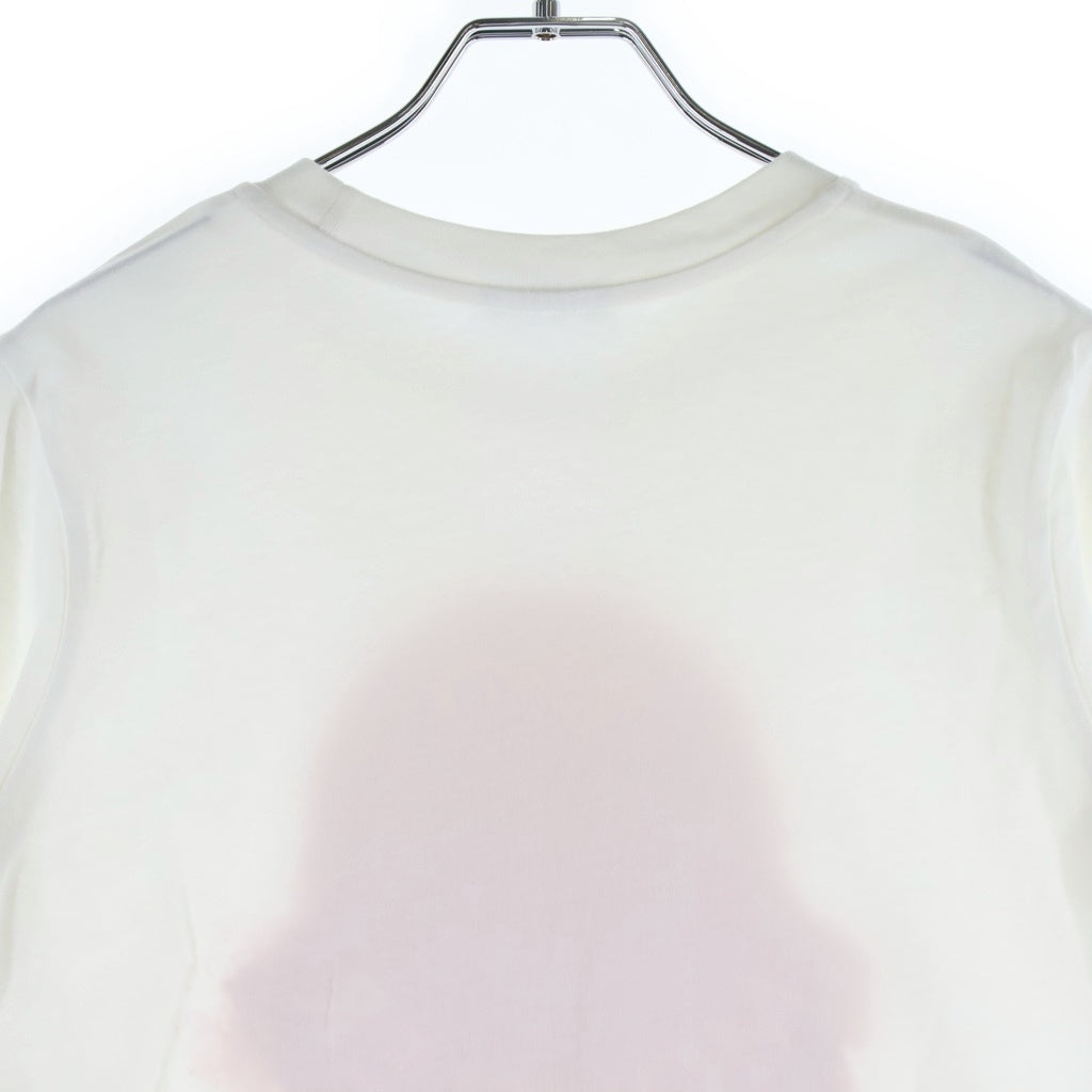 MONCLER(モンクレール) SS T-SHIRT フロントロゴプリント クルーネック半袖Tシャツ カットソー レディース ホワイト H10938C00014 829HP
