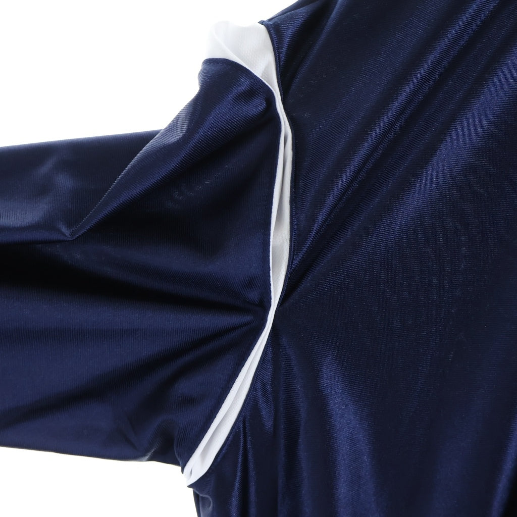 Needles(ニードルス) 26SS TRICOT SATEEN TRACK JACKET フロントロゴ刺繍 サテントラックジャケット ネイビー SX217