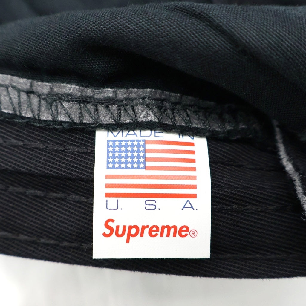 SUPREME(シュプリーム) 17AW Side Zip Camp Cap サイドジップ キャンプキャップ 帽子 ブラック