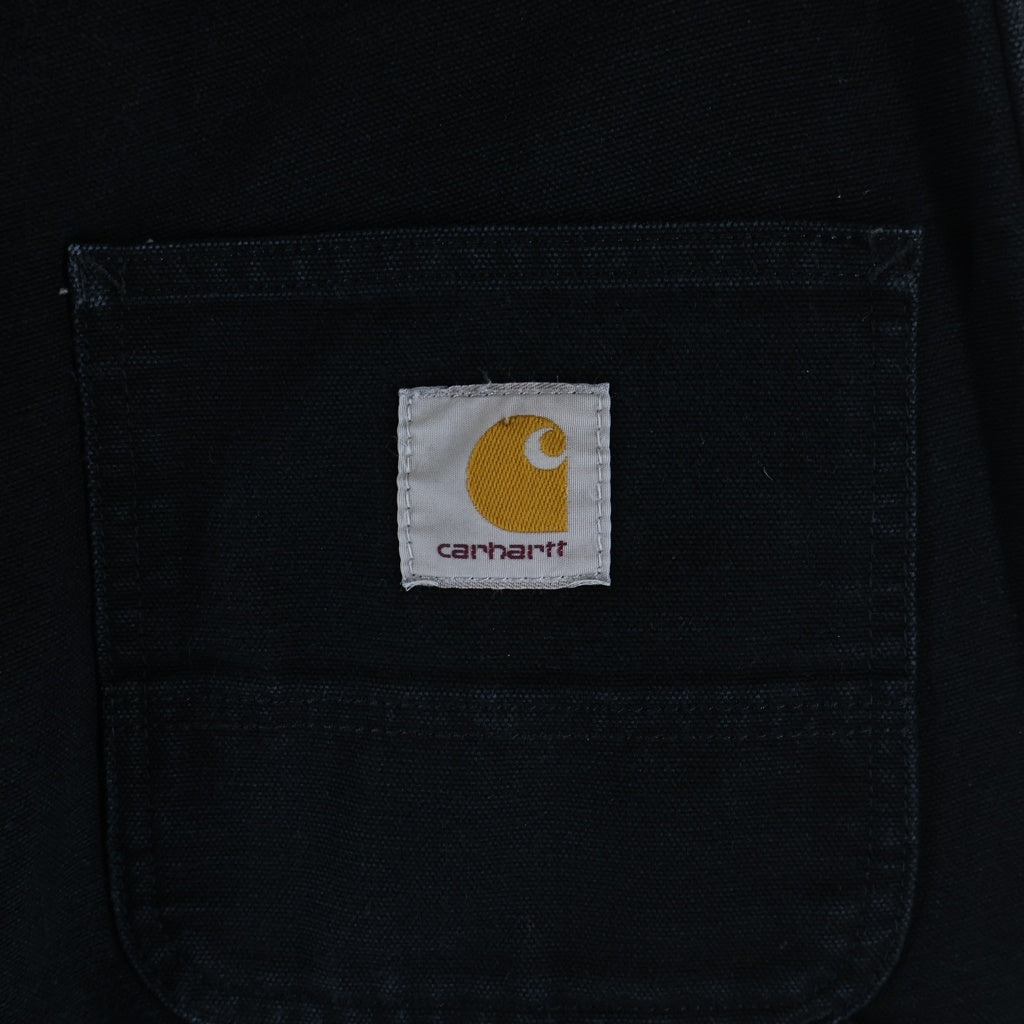 CARHARTT(カーハート) ロゴパッチ ジップフライ ダブルニー カーペンターパンツ ブラック