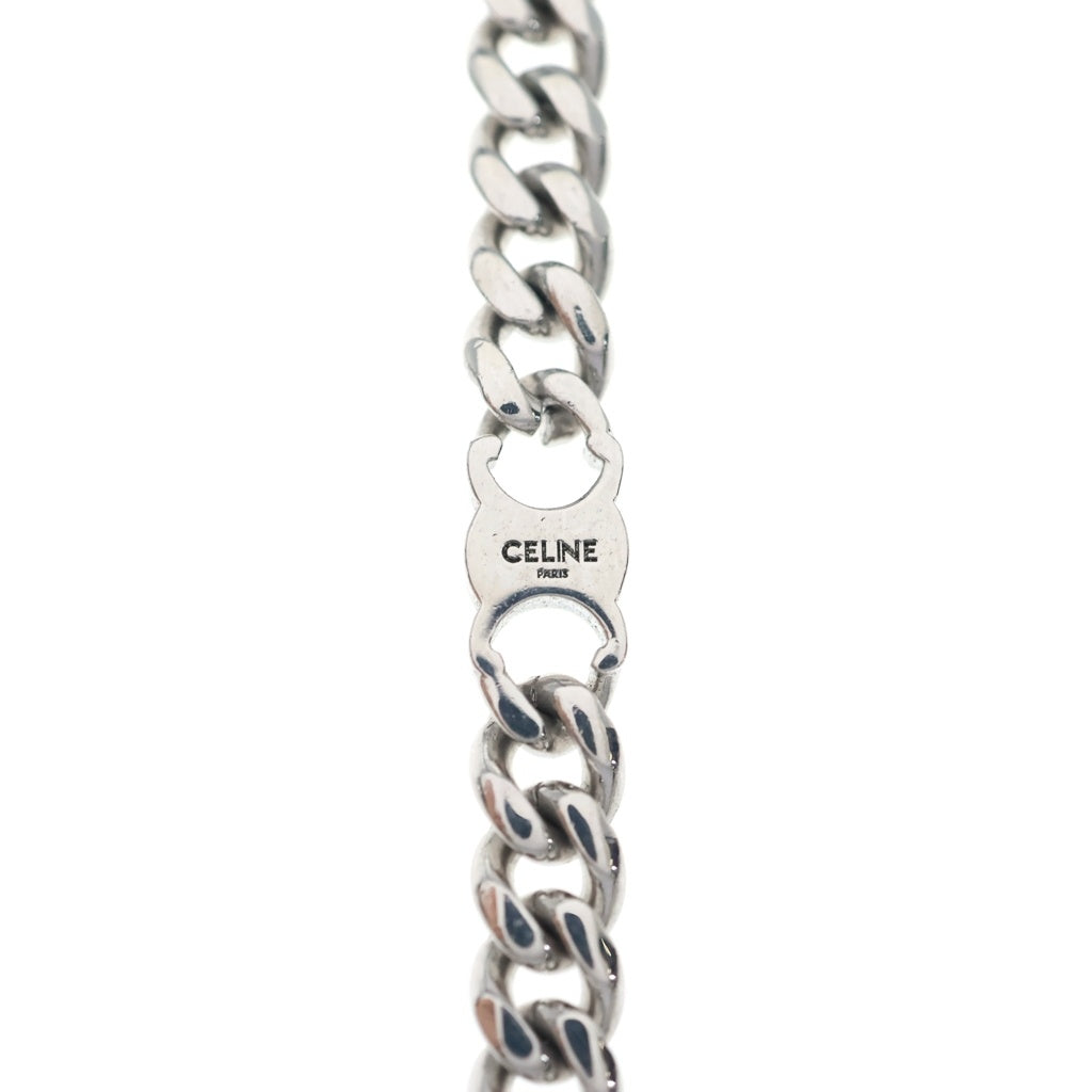 CELINE(セリーヌ) Triomphe Small Gourmette Necklace トリオンフ スモール グルメット ネックレス シルバー 460UR6BRA.36SI レディース