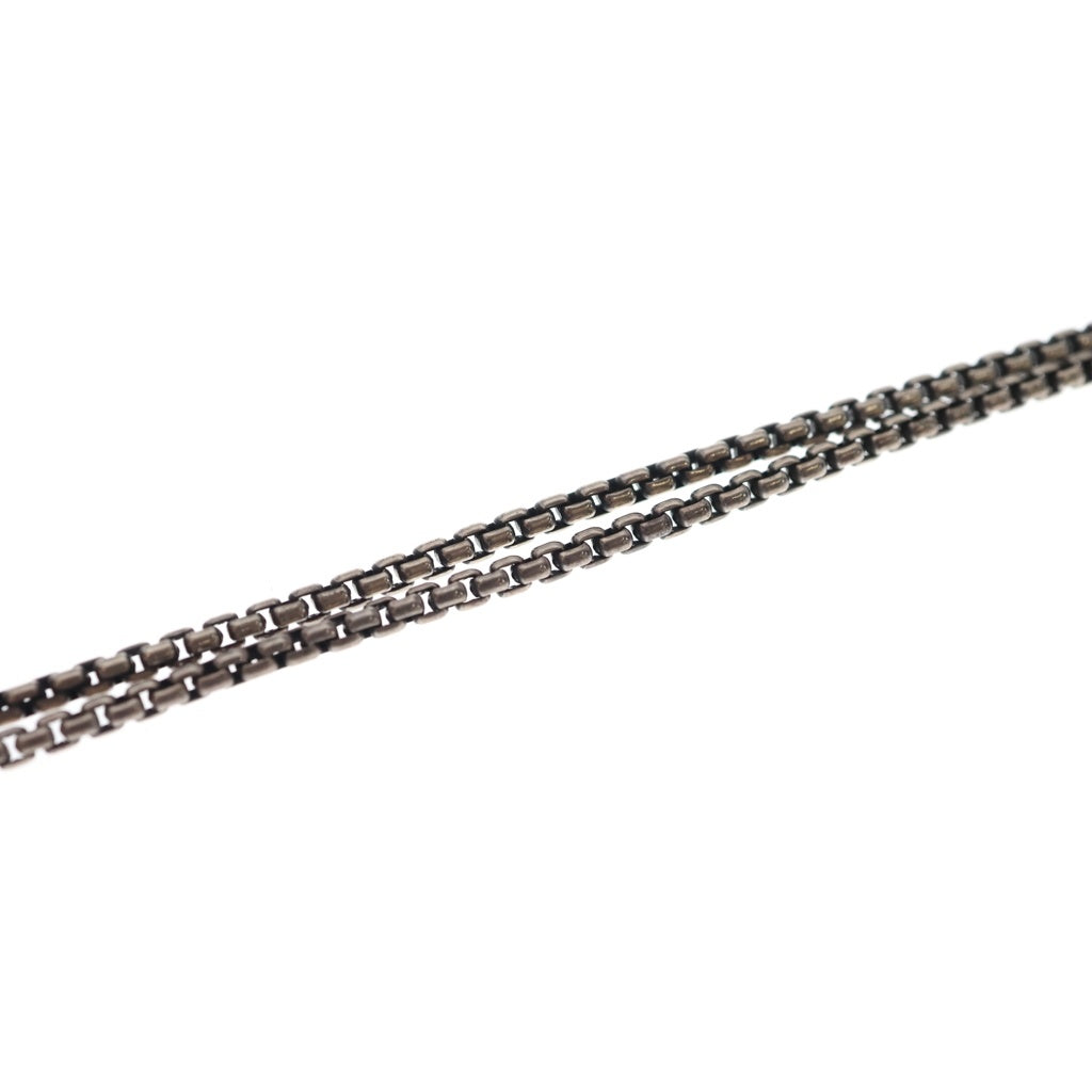 LONE ONES(ロンワンズ) HOOKS BOX CHAIN メイティングフライト フック ボックス チェーン ネックレス シルバー