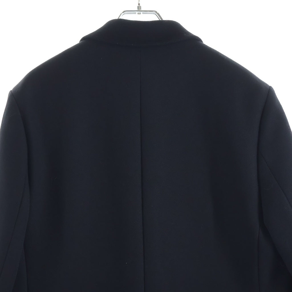 DIOR(ディオール) Double Breasted Chester Coat ピークドラペル ダブルブレスト ドッキング チェスターコート ブラック 833C311K9227