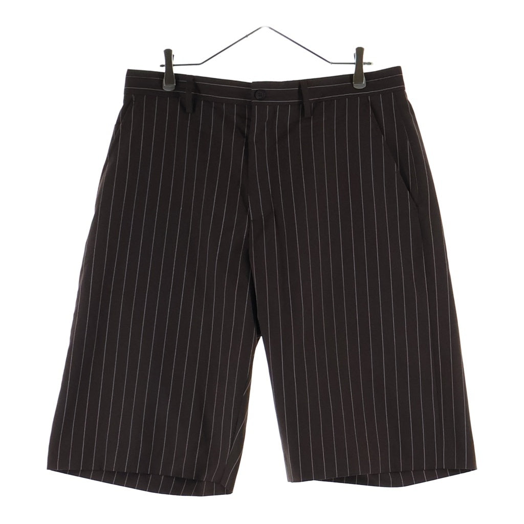 SUPREME(シュプリーム) 26SS Pinstripe Wool Trouser Short ピンストライプ ウール トラウザーショーツ ハーフパンツ ブラウン