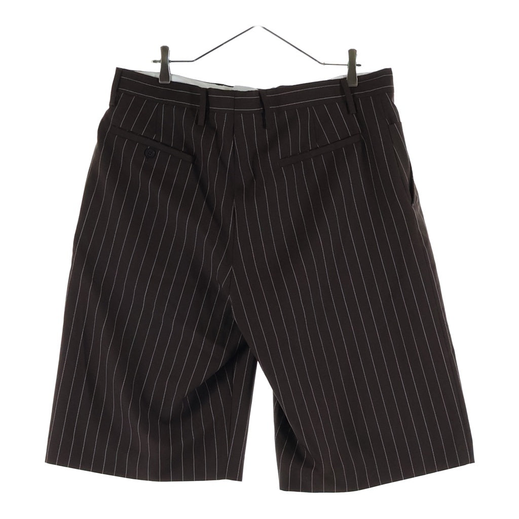 SUPREME(シュプリーム) 26SS Pinstripe Wool Trouser Short ピンストライプ ウール トラウザーショーツ ハーフパンツ ブラウン