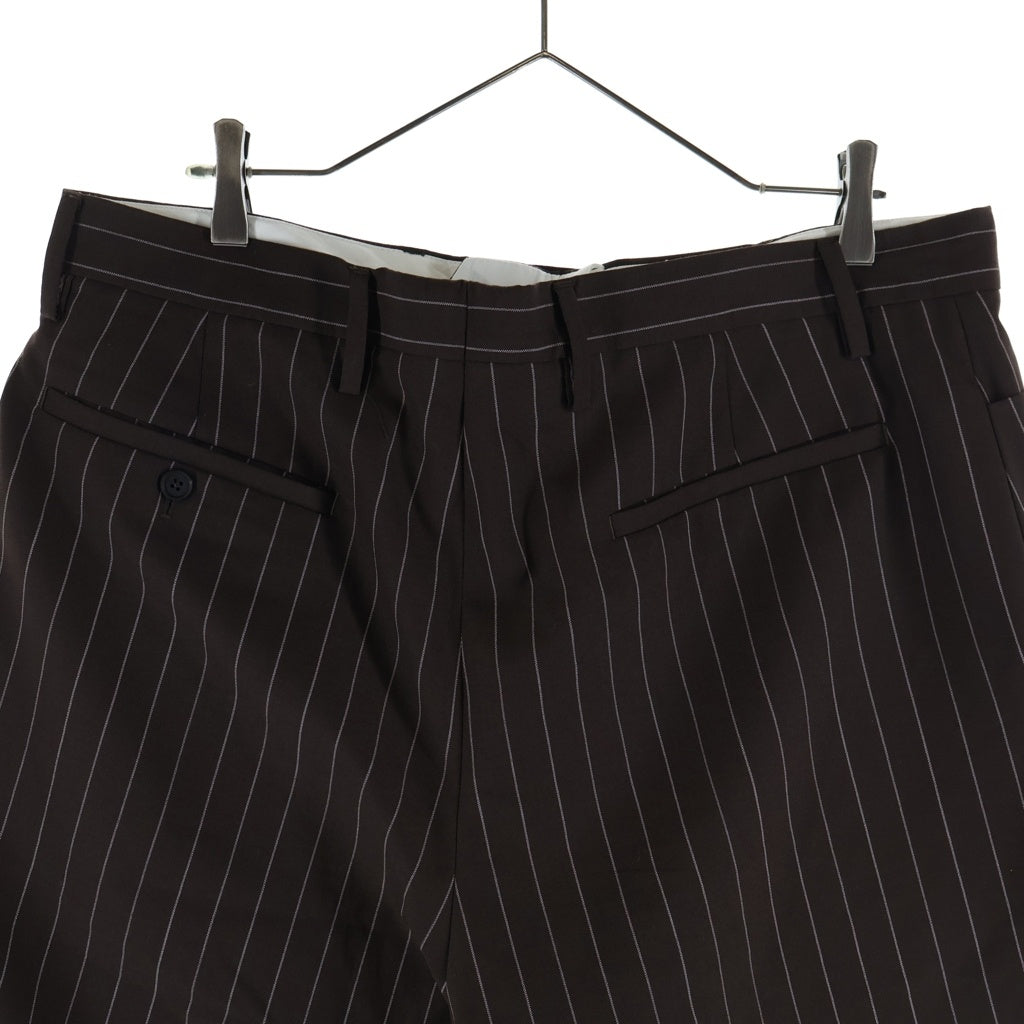 SUPREME(シュプリーム) 26SS Pinstripe Wool Trouser Short ピンストライプ ウール トラウザーショーツ ハーフパンツ ブラウン