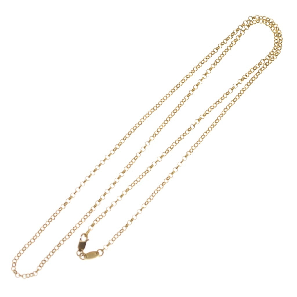 CHROME HEARTS(クロムハーツ) 22K NECKCHAIN R24 ロールチェーンネックレス 24inch ゴールド BCA012