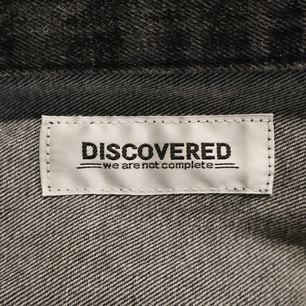 DISCOVERED(ディスカバード) 25SS CRochet Denim Blouson クロシェット デニムジャケット ブルゾン ブラック DC-SS25-BL-03
