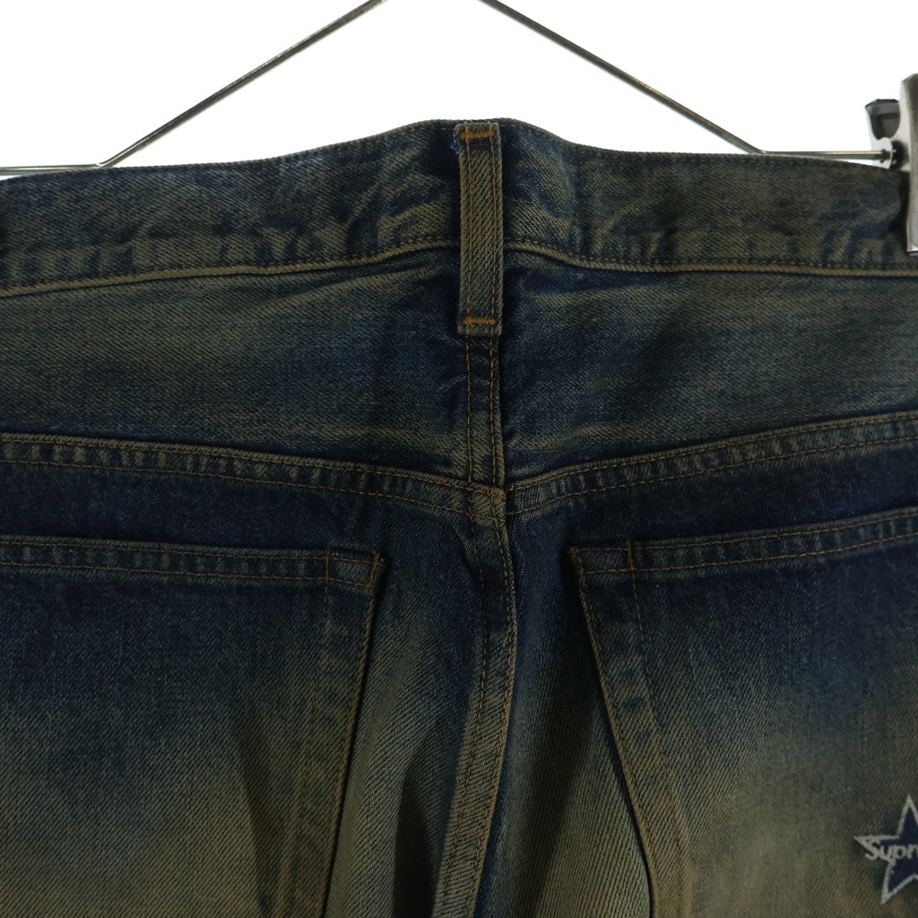 SUPREME(シュプリーム) 25SS Distressed Loose Fit Selvedge Jean ルーズフィット セルビッジジーンズ デニムパンツ インディゴ