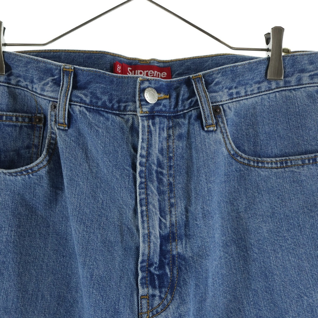 SUPREME(シュプリーム) 25AW Baggy Jean Washed Indigo バギージーンズ ウォッシュド加工 デニムパンツ インディゴ